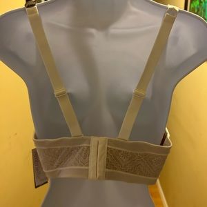 Ambrielle Lightly Lined Strapless multi-way , 36DD, Pristine Ivory